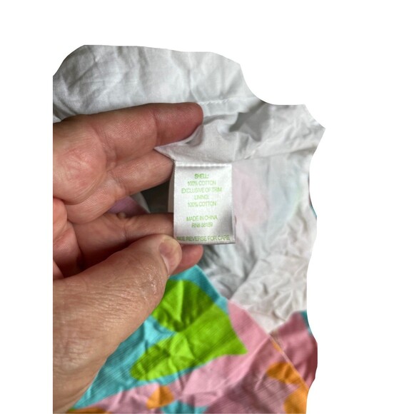 Lilly Pulitzer Delia Shorely Blue Mojo Lace Side Detail Shift Sz 0 Easter Dress - Picture 6 of 7